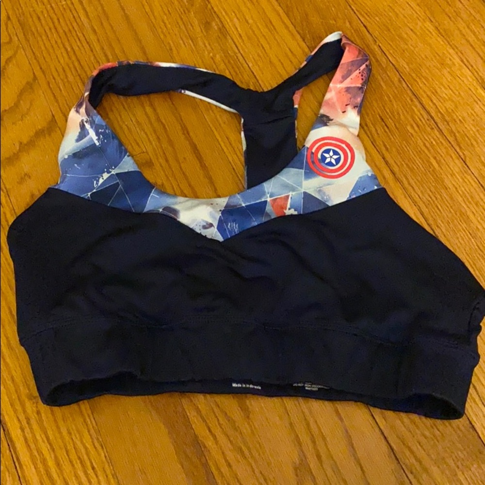 Marvel Her Universe Captain America Sports Bra